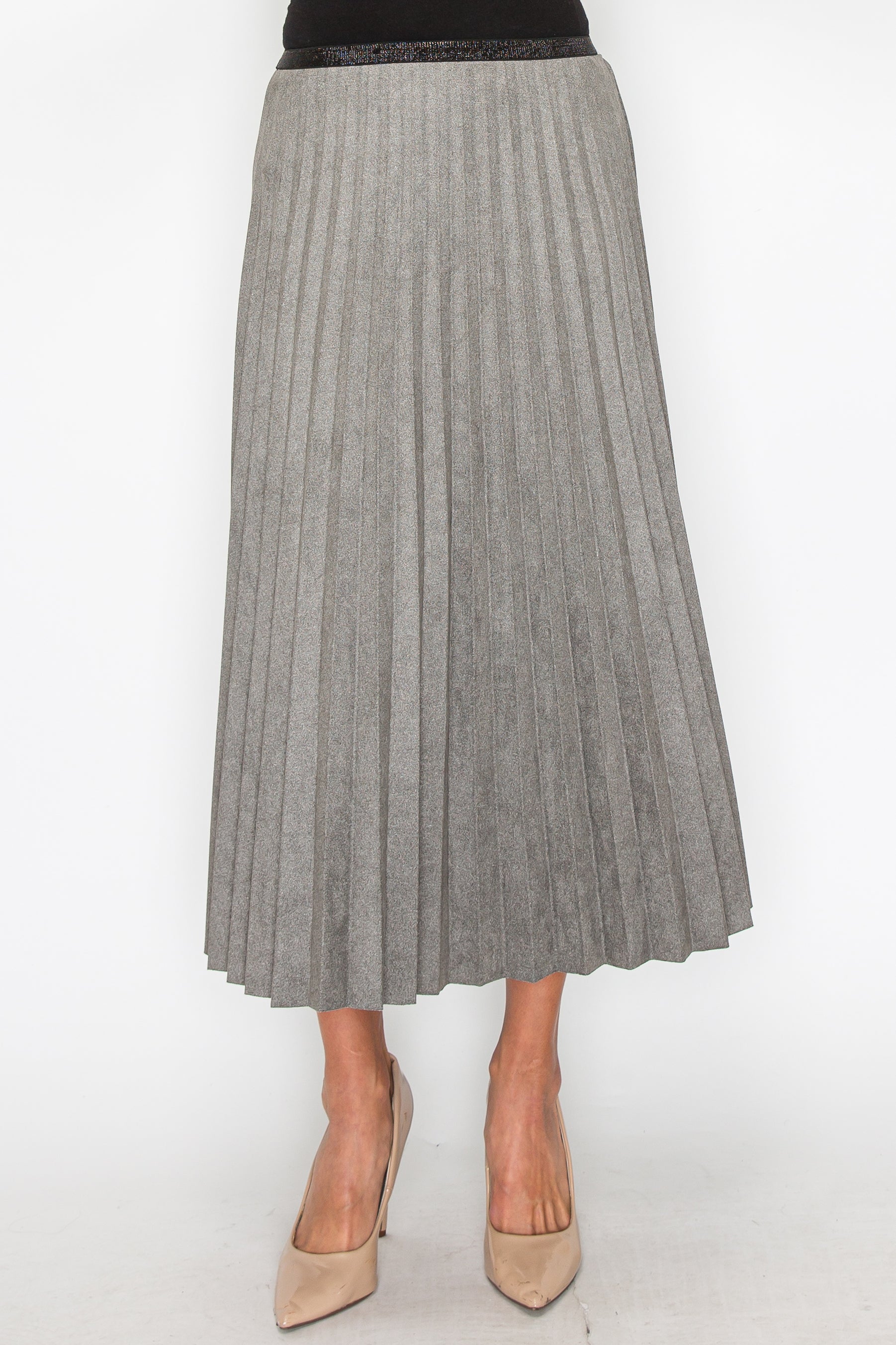 F YAL SK050 GRAY SKIRT