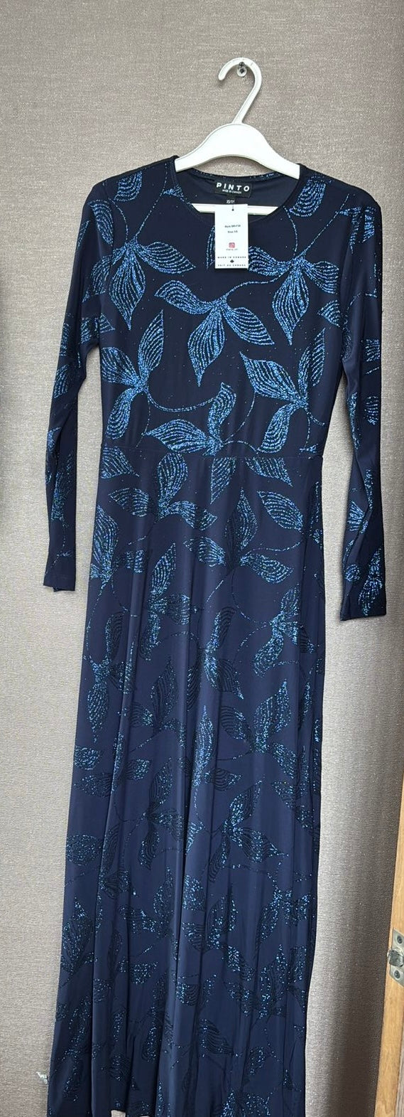 H PIN 590 BLUE DRESS