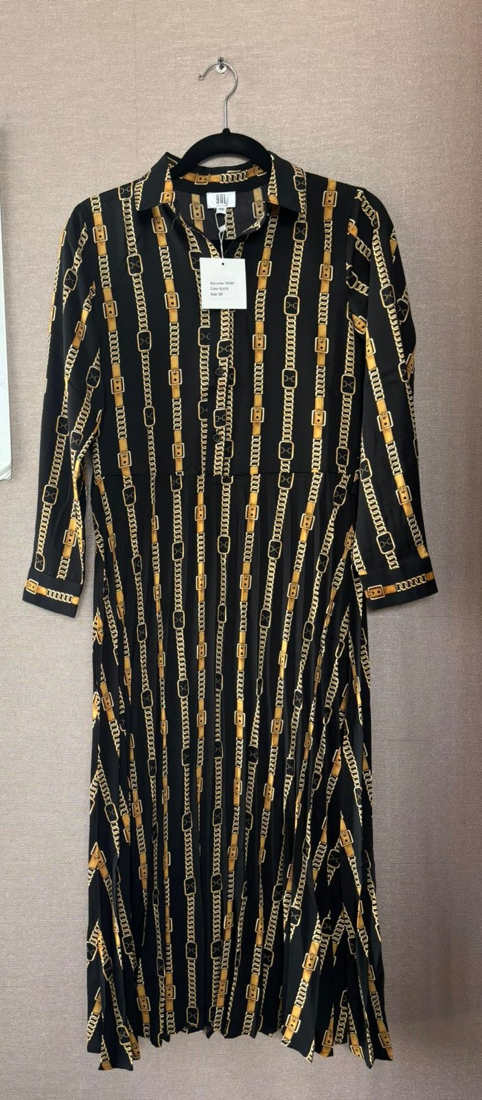 F YAL DR3561 BLACK DRESS