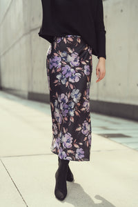 H JAP 432 COSMO FLORAL SKIRT