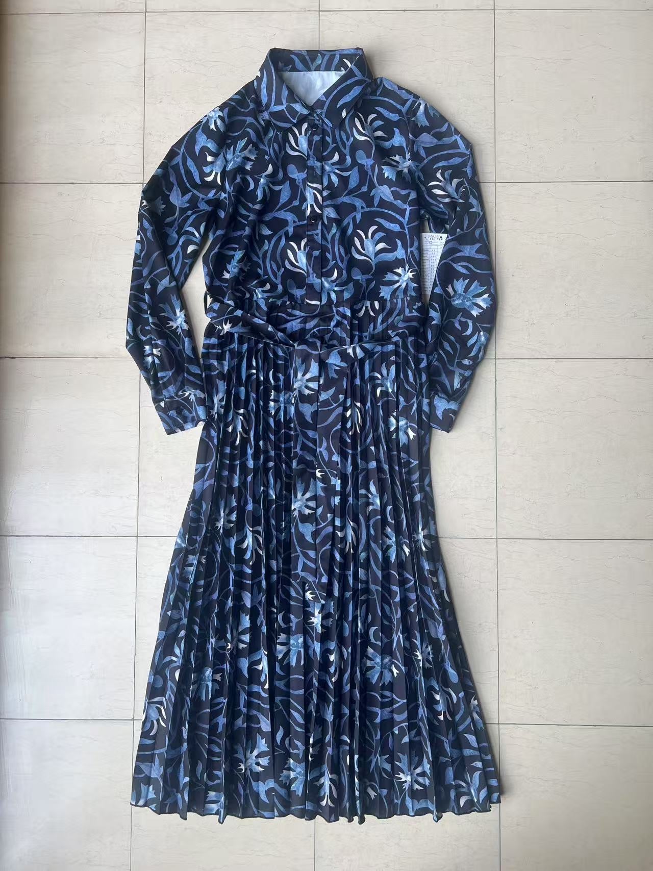 H YAL DR3561 BLUE DRESS