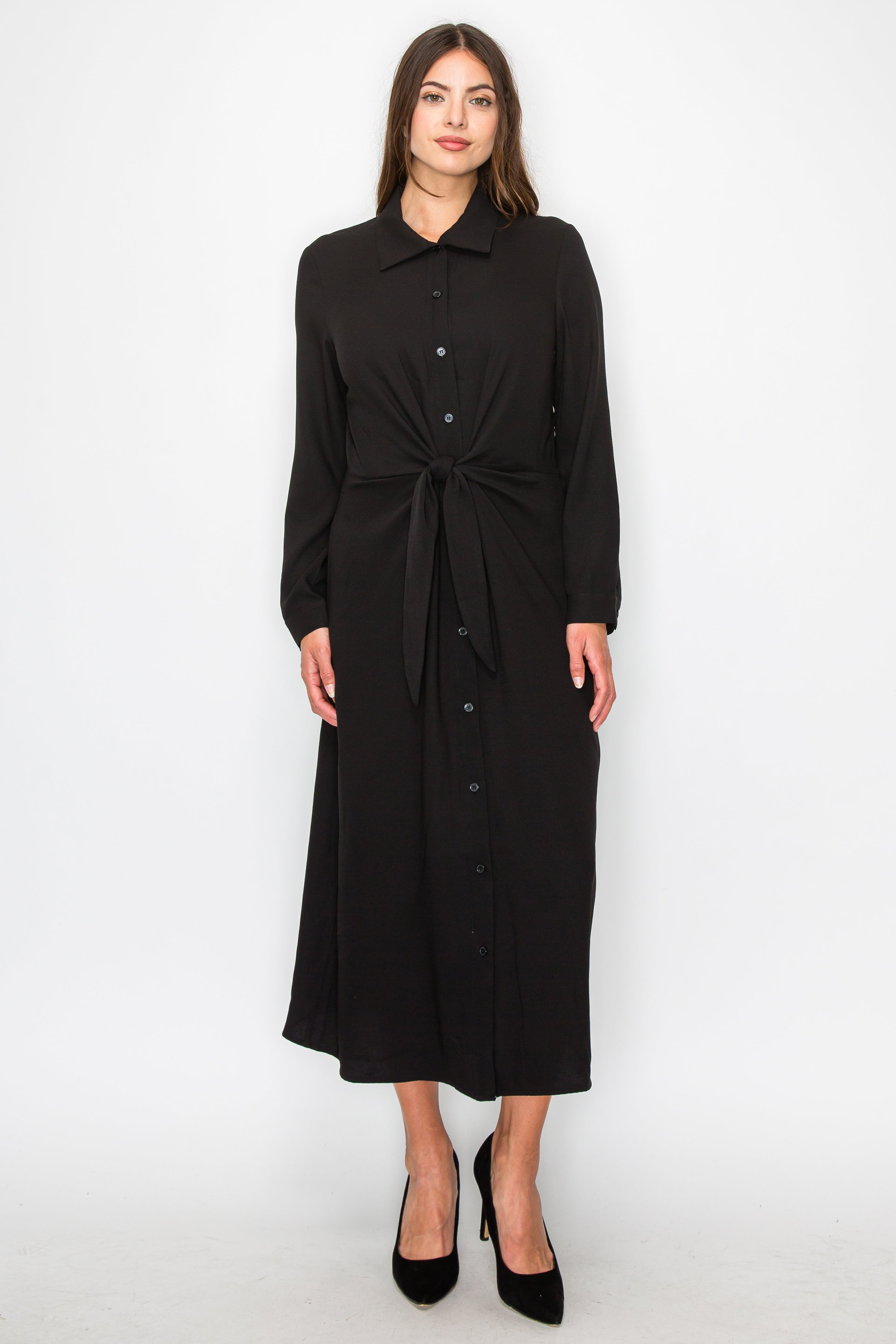 H YAL DR4285 BLACK DRESS
