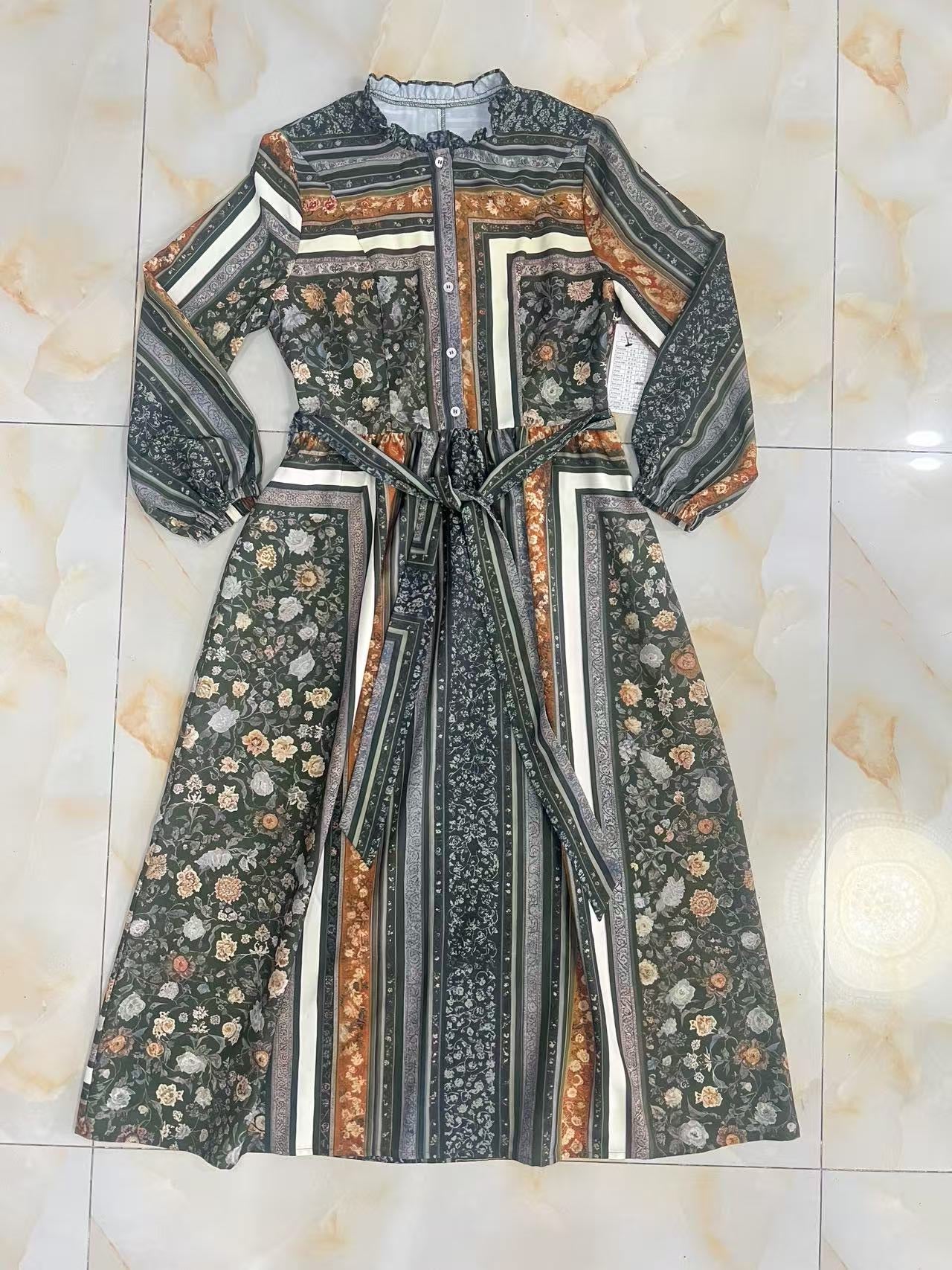 H YAL DR4699 GREEN DRESS