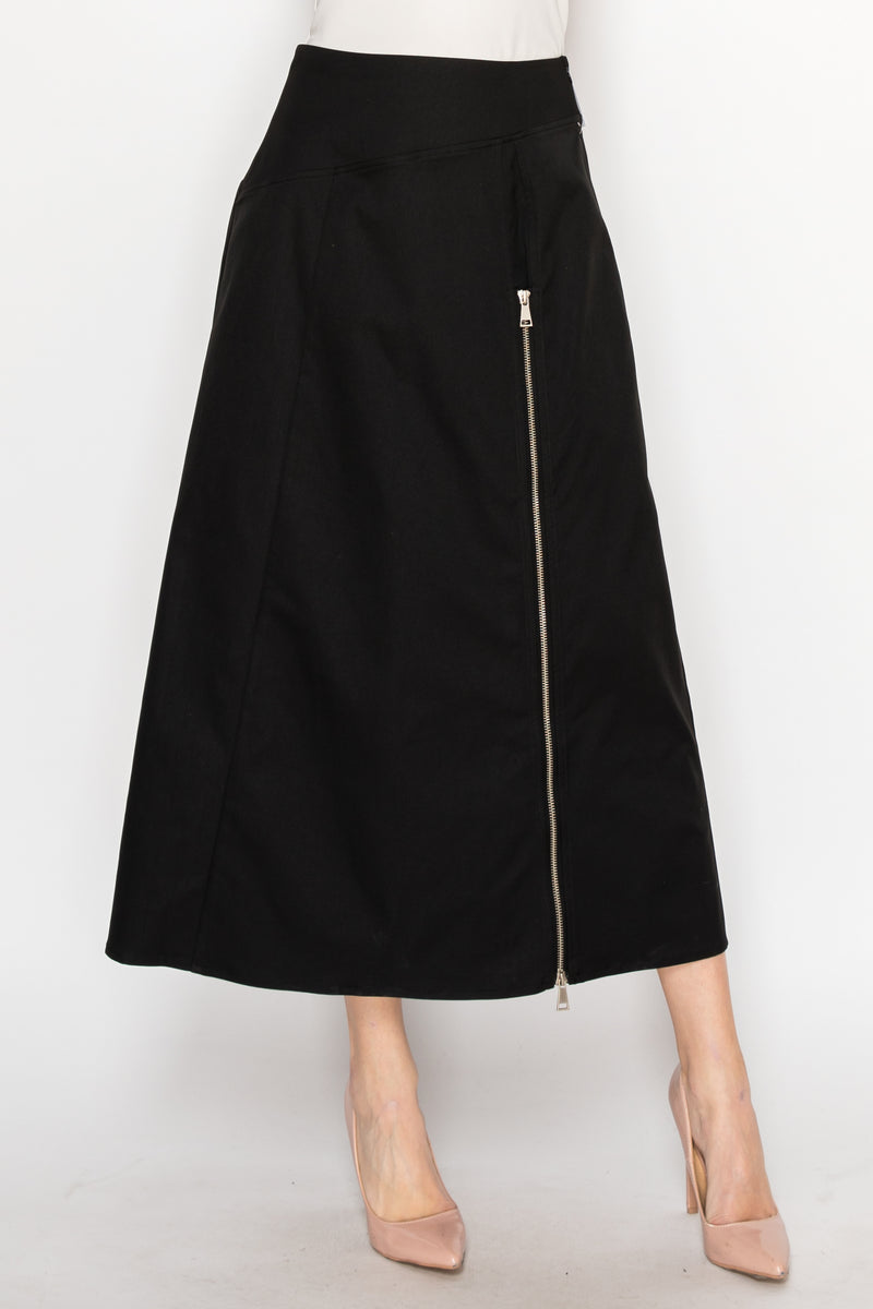 H YAL SK4817 BLACK SKIRT