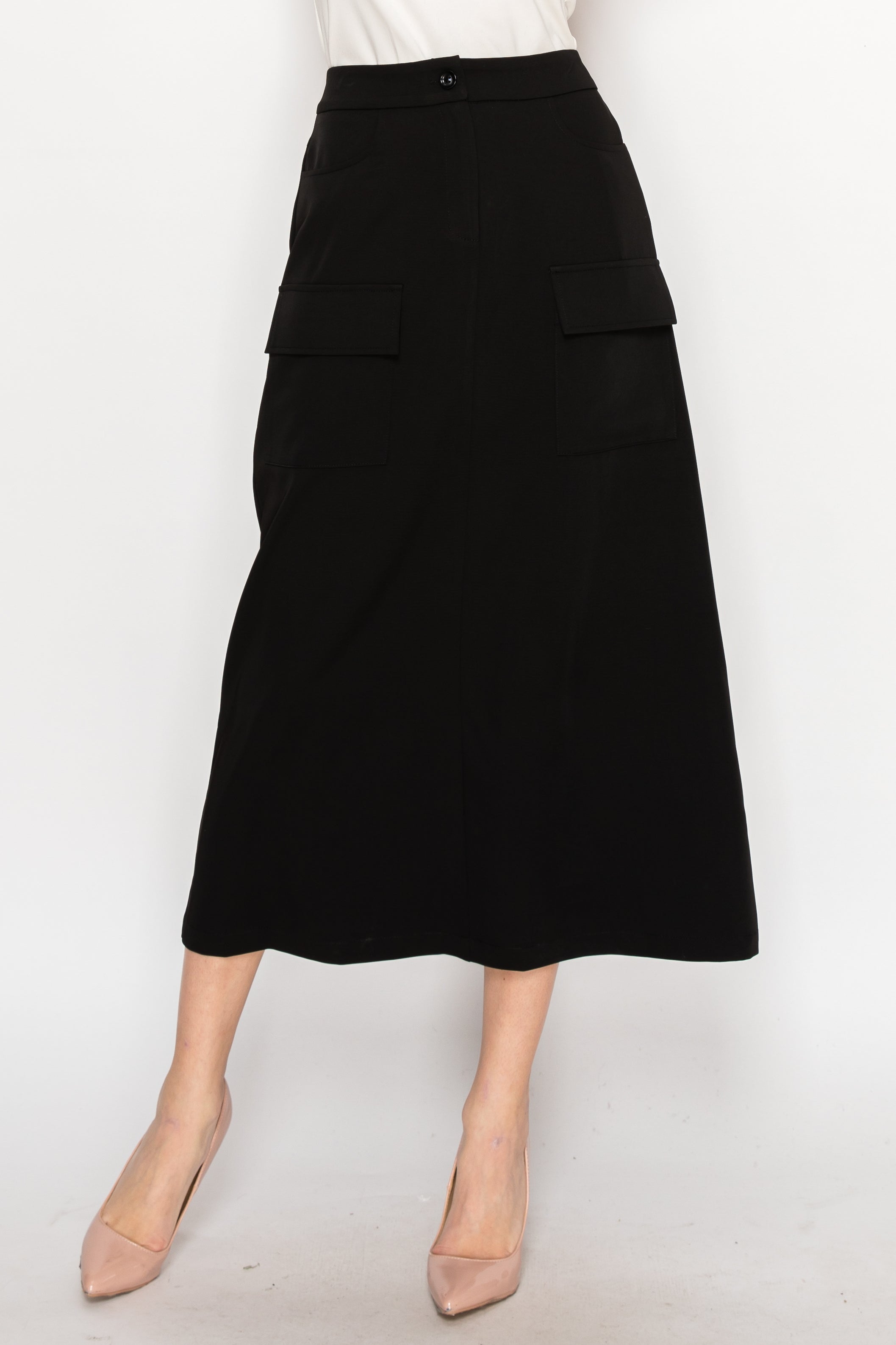 H YAL SK4819 BLACK SKIRT
